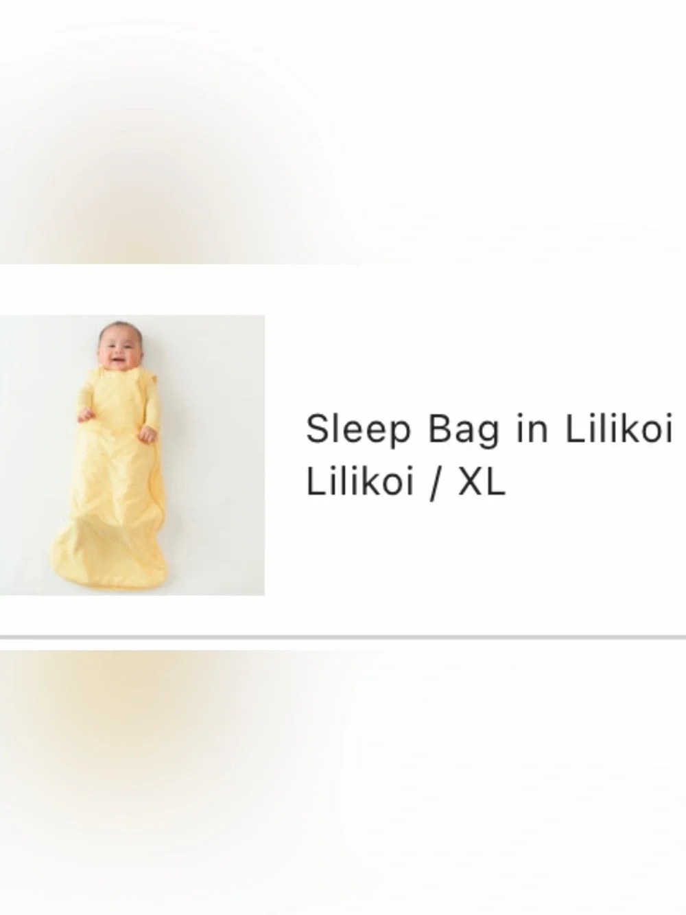Kyte Baby Sleep Bag in Lilikoi Yellow - XL (Tog 1.0)